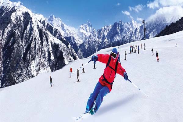 auli snow skiing